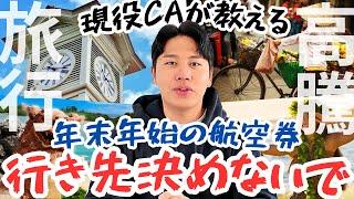 【雑談】現役CAも活用！年末年始の旅で気を付けたいこと５選