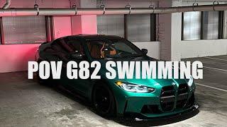 POV G82 2024 BMW M4 COMPETITION SWIMMING THROUGH TRAFFIC | WEALTH & WISDOM WEDNESDAYS #m4 #bmwm