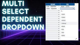 How to Add Dependent Dropdown to Multi-Select Dropdowns in Google Sheets