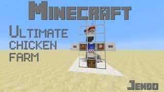 Minecraft (1.6) Ultimate chicken farm.