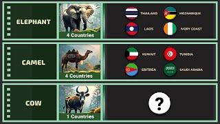 How Many Countries Have The Same National Animal