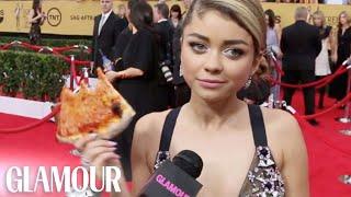 Celebs Talk Fashion on the SAG Awards Red Carpet - Glamour