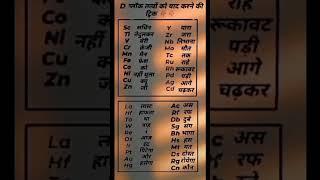 periodic table/ most important tricks to learn/d block तत्वों को याद करने का ट्रिक #chemistry #viral