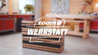 toom Werkstatt: DIY-Sitzbank mit Pflanzentopf | toom Baumarkt