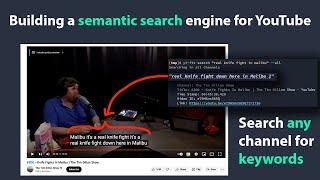 Building a semantic search engine for YouTube channels with Python