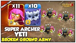 This Ground Army is Broken!! Th17 Super Archer Yeti Attack Strategy | Clash of Clans