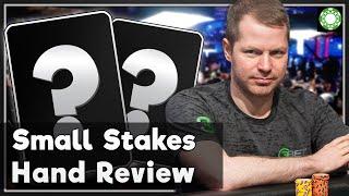 Small Stakes Cash Game Hand History Review - A Little Coffee with Jonathan Little