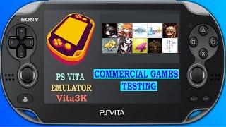 [Vita3K PS Vita Emulator] Testing Some Commercial Games that Already State Ingame -