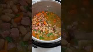 Instant Pot Ham and Bean Soup