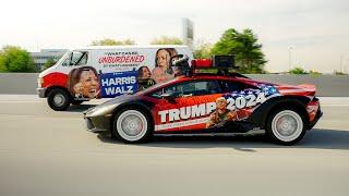 Hitting The Campaign Trail In My 1500 Horsepower Twin Turbo Lamborghini