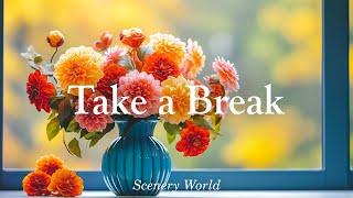 Autumn in Need of Rest, with Soft Piano Songs - Take a Break | Scenery World