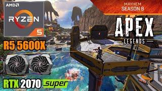 Apex Legends - RTX 2070 Super + R5 5600X - 1080p, 1440p & 4K - High & Low Settings - Season 8