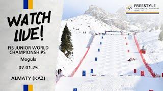 LIVE | Junior World Championships - Almaty (KAZ) - Moguls  | FIS Freestyle Skiing