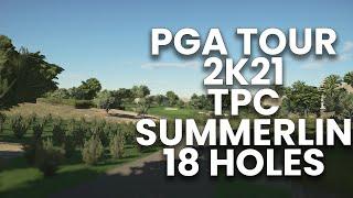 PGA TOUR 2K21 - FULL 18 TPC SUMMERLIN - FIRST IMPRESSIONS GAME PREVIEW