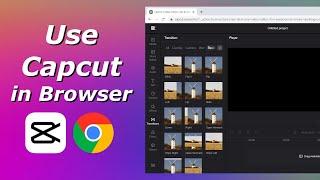 How to use Capcut online in browser | Edit videos online in Capcut