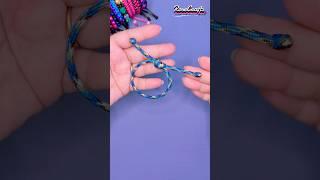 Very easy sliding knot 🪢 #shorts #paracord #diy #howto #craft #bracelet #tutorial #design #viral