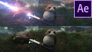 Porg gets killed by Lightsaber | BREAKDOWN