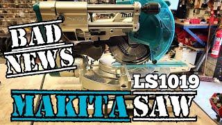 Quick fix on a Makita LS1019 Miter Saw, quickly becomes an expensive repair.