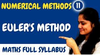 Introduction to Euler's MethodNumerical Methods|Dream Maths