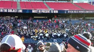 Foxborough High School Marching Band at Gillette Stadium