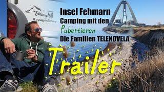 Die Telenovela im Mai. Oldschool & Unplugged Wohnwagen Camping auf Insel Fehmarn Ostsee.