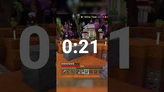 Day 11: 1 Minute To Trap Someone In Sky Wars! #minecraft #hivemc #shorts #jkbeast27