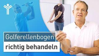 Golfarm / Golferellenbogen selbst behandeln: Tipps & Übungen die wirklich helfen