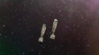 EPL. Yakutian diamonds / Diamond Earrings