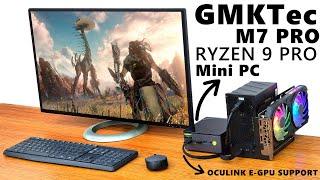 GMKTec M7 Pro Mini PC Ryzen 6950H with Oculink #pc #pcgaming #review #gamer #gmktec #tv #gadgets