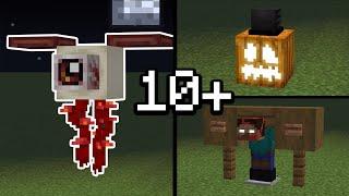 10+ SCARY Halloween Build Hacks in Minecraft!