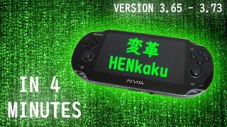 How to install HENkaku in 4 minutes with Final h-encore (PS Vita 3.73)