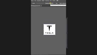 tesla vector logo adobe illustrator #shorts