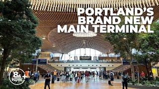 Portland's brand new airport terminal reopens with stunning renovations | Full coverage