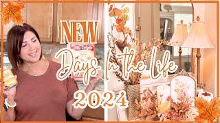 NEW Days In The Life | Fall Entryway Decorate with Me | 3 INGRED Pumpkin Donuts & Caprese Gnocchi