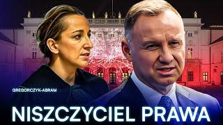 PIENIĄDZE PiS I PEGASUS. „DUDA CHCE ZŁAMANIA PRAWA” MEC. GREGORCZYK-ABRAM KRYTYCZNIE O PREZYDENCIE