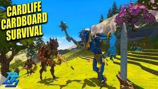 COOLEST SURVIVAL GAME IDEA EVER, CARDBOARD WORLD? - CardLife Gameplay - Part 1 (Sponsored)