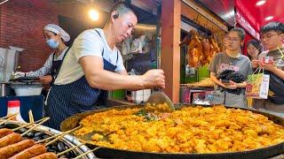 Delicious Street Food Market in Guiyang, China: Traditional Delights & Creative Treats, Full of Life