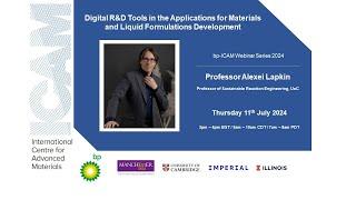 bp-ICAM Webinar: Digital R&D Tools in the Applications for Materials and Liquid Formulations