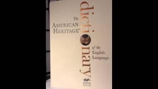 Reference Review of "the American Heritage dictionary" fifth edition  (IST605)