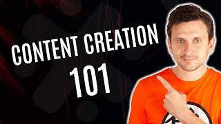 CONTENT CREATION 101. What every NEW Content Creator needs to know!