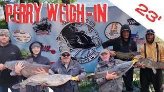 Wicked Whiskers Perry Lake. 23' Season Finale Weigh In