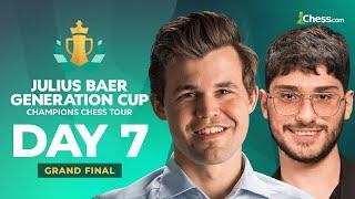 GRAND FINAL: Magnus v. Alireza!! Will Alireza Avenge SCC Loss? Julius Baer Generation Cup