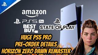 Huge PS5 Pro Pre-Order Details - First FF7 Rebirth PS5 Pro Gameplay Wow- Horizon Zero Dawn Remaster