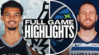 Game Recap: Timberwolves 112, Spurs 110