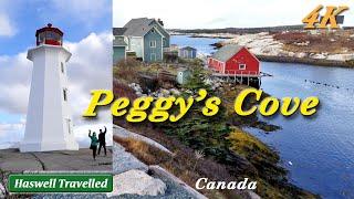 Peggy’s Cove: Lighthouse and Village – Nova Scotia, Canada Travel 4K