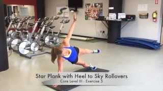 Star Plank Heel to Sky Rollovers - Core Level III - Exercise 5