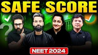  NEET 2024 | Safe Score? CUTOFF? Marks vs Rank ?