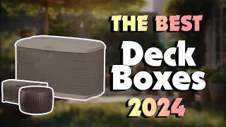 The Best Deck Boxes to Keep Your Outdoor Space Clutter-free in 2024 - Must Watch Before Buying!