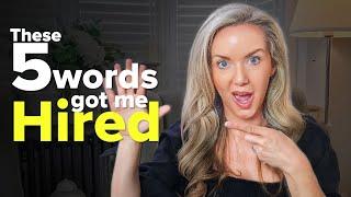 5 Magic Words to Land any Job! | Lucy Gilmour