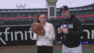 Weekend Break: Learning some throwing mechanics in the White Sox Kids Club